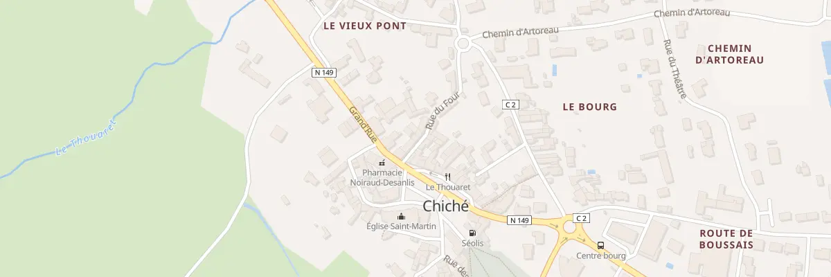 Plan du 5 Rue du Four à Chiché