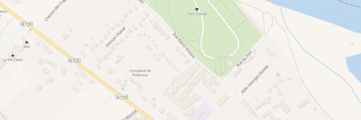 Plan du 7 Rue Pierre Vincent à Podensac