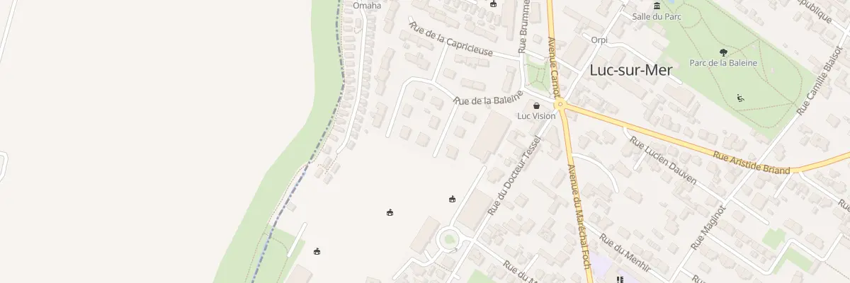 Plan du 7 Rue de la Baleine à Luc-sur-Mer