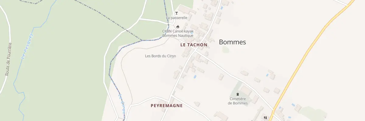 Plan du 28B Le Tachon à Bommes