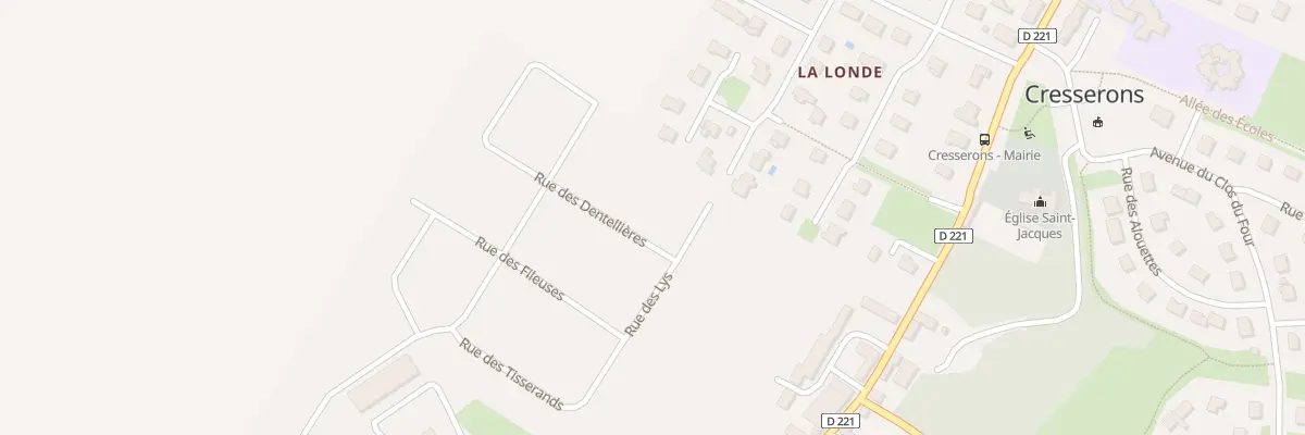 Plan du 4 Rue des Dentelières à Cresserons