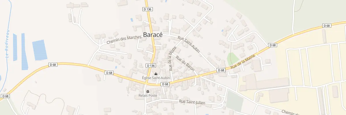 Plan du 10 Rue de la Motte à Baracé