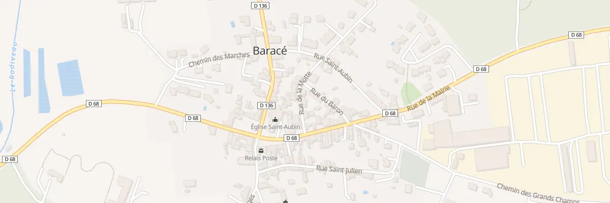 Plan du 8 Rue de la Motte à Baracé