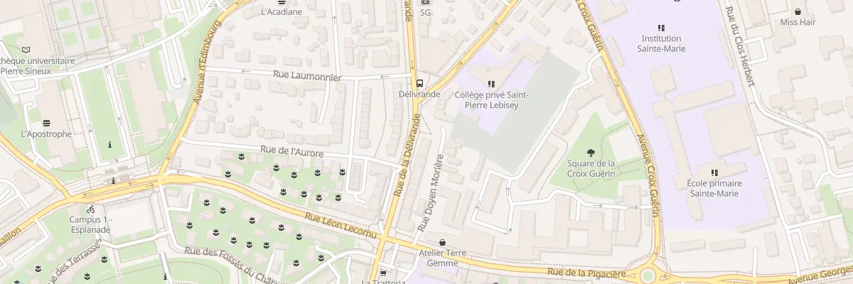 Plan du 22 Rue de la Délivrande à Caen