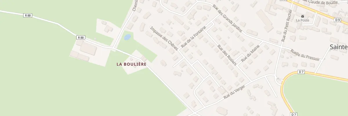 Plan du 13 Rue du Doc Kelle à Sainte-Suzanne-et-Chammes
