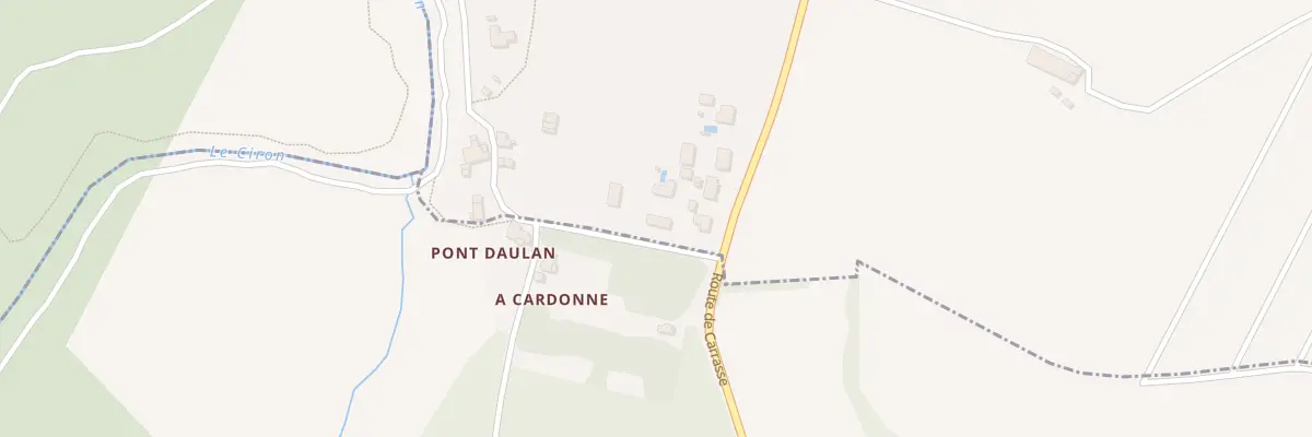 Plan du 60 Rte des Bords du Ciron à Bommes