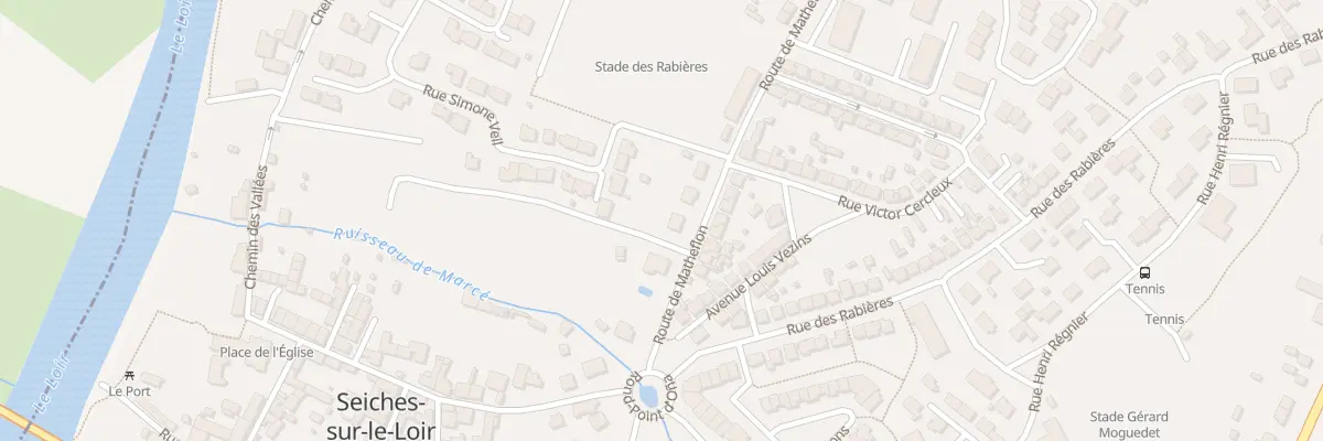 Plan du 3 Rte de Matheflon à Seiches-sur-le-Loir
