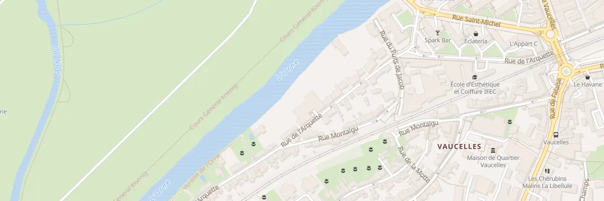 Plan du 56 Rue de l’Arquette à Caen