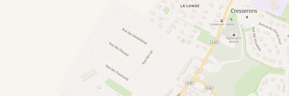 Plan du 3 Rue des Dentelières à Cresserons