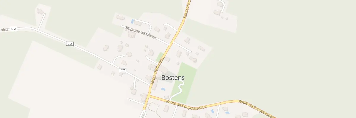 Plan du 174 Rte de Corbleu à Bostens