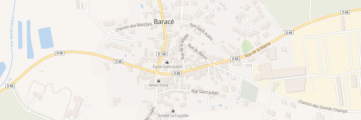 Plan du 3 Rue de la Motte à Baracé