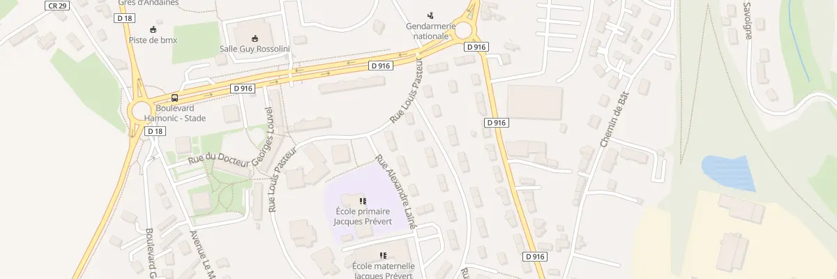 Plan du 21 Rue Jean Mermoz à La Ferté Macé