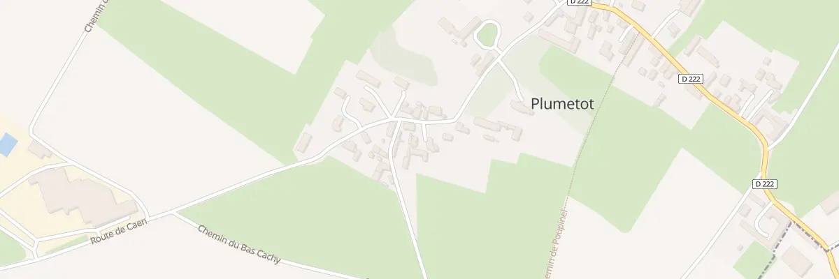 Plan du 19 Vc Bout Basset à Plumetot
