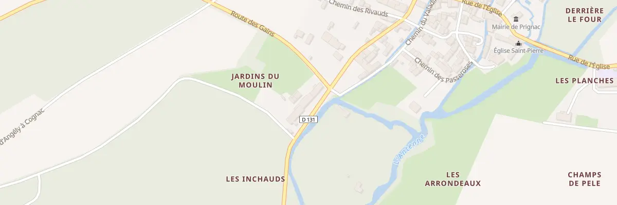 Plan du 94 Rue Goulbeneze à Prignac