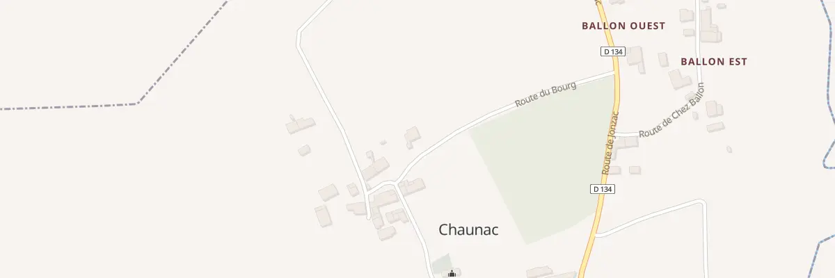 Plan du 5006 Le Bourg à Chaunac