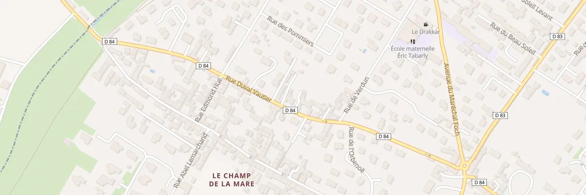 Plan du 16 Rue Duval Vautier à Luc-sur-Mer