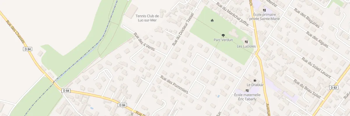 Plan du 31 Rue du Docteur Tessel à Luc-sur-Mer
