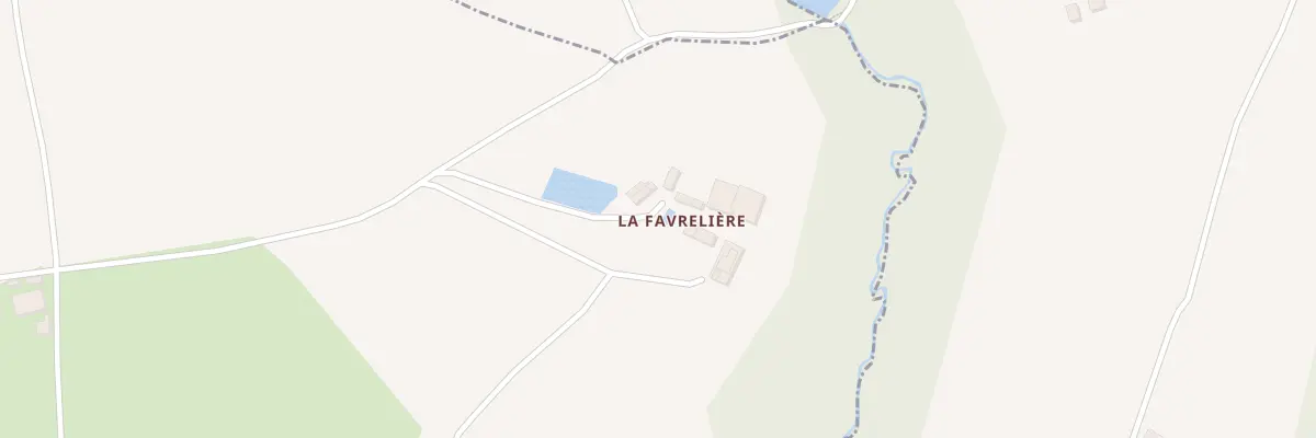 Plan du 2 La Favrelière à Champdeniers