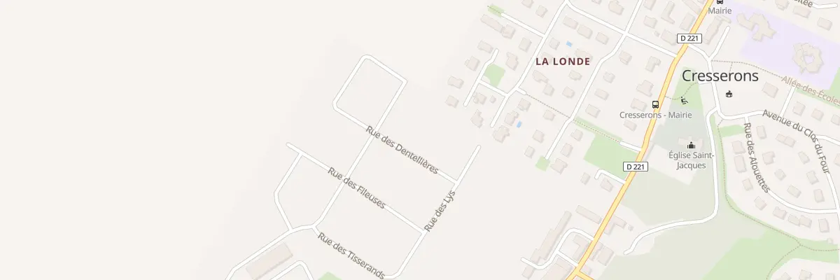 Plan du 10 Rue des Dentelières à Cresserons