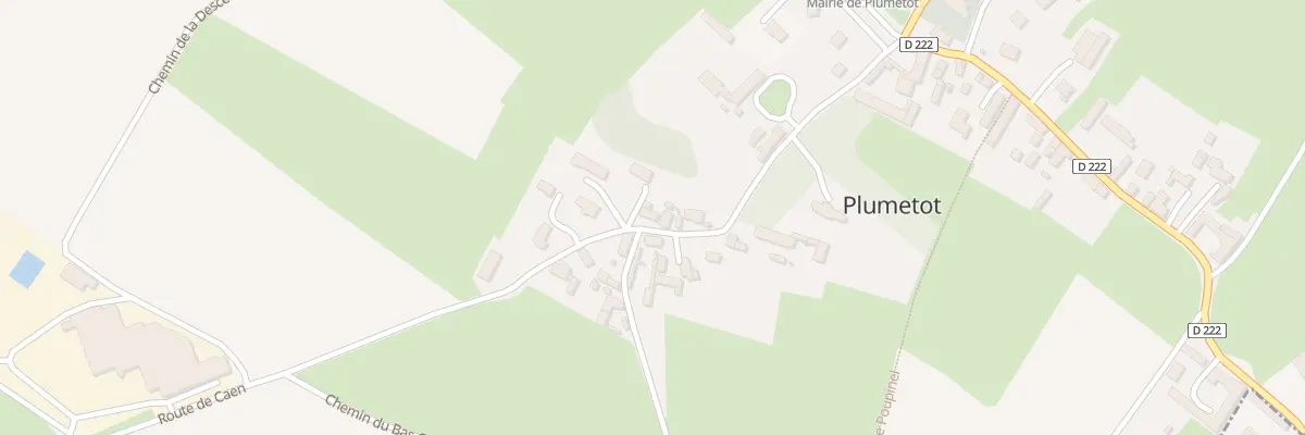 Plan du 18 Vc Bout Basset à Plumetot