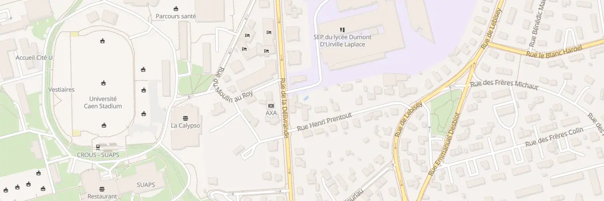 Plan du 102 Rue de la Délivrande à Caen