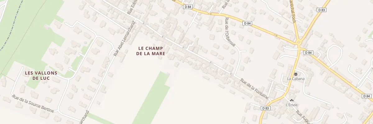 Plan du 49 Rue de la Fontaine à Luc-sur-Mer