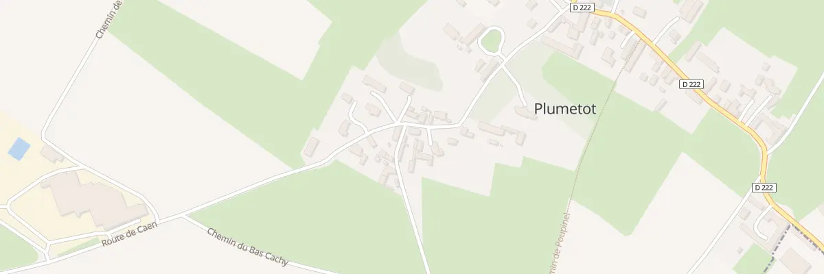 Plan du 17 Vc Bout Basset à Plumetot