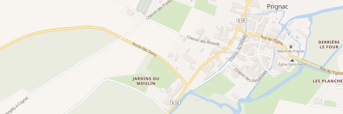 Plan du 20 Rte des Gains à Prignac