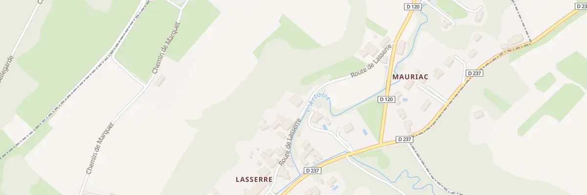 Plan du 89 Rte de Lasserre à Paillet