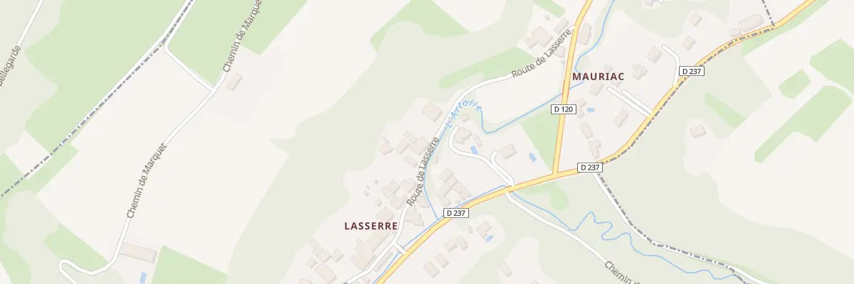 Plan du 85 Rte de Lasserre à Paillet