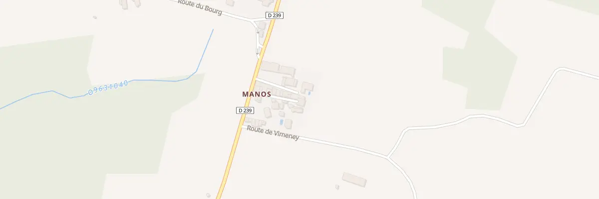 Plan du 61B Manos à Haux
