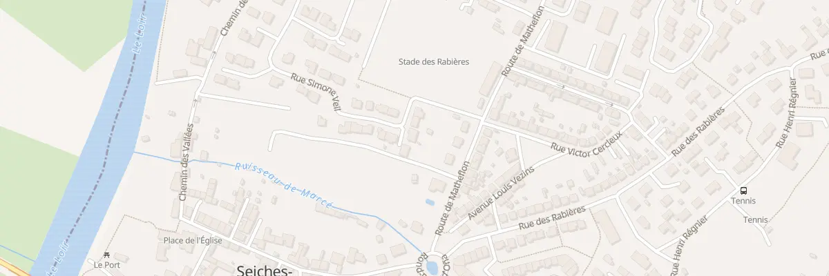 Plan du 5 Rue Simone Veil à Seiches-sur-le-Loir