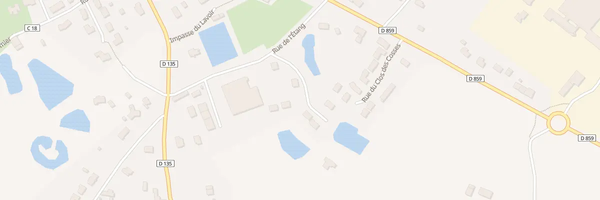 Plan du 16 Rue des Roseaux à Morannes sur Sarthe-Daumeray