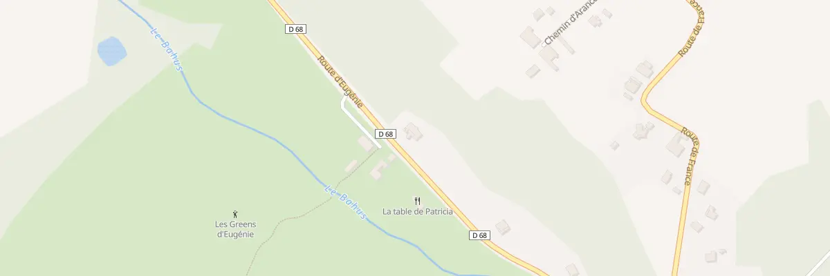 Plan du 500 Rte d’Eugenie à Bahus-Soubiran