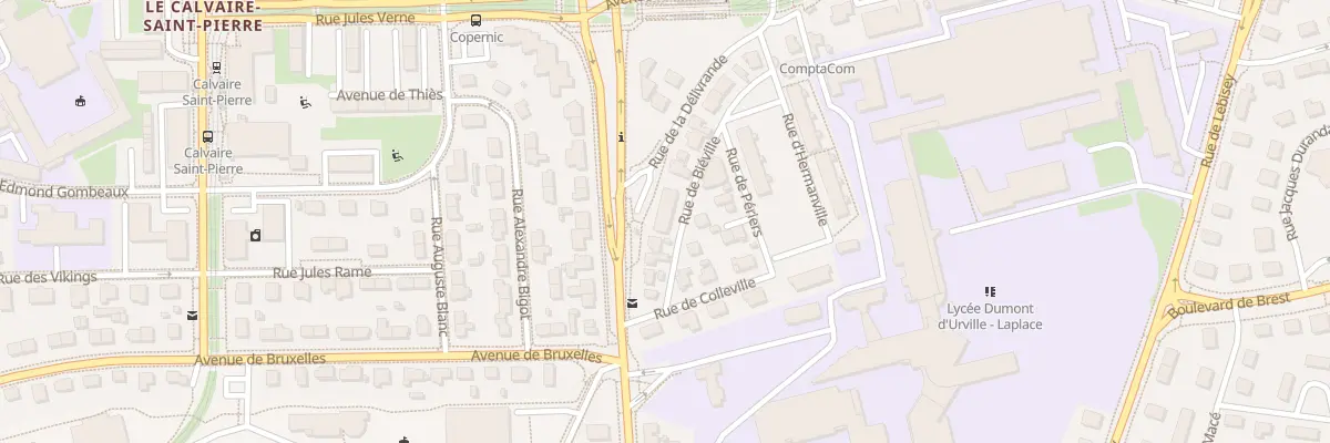 Plan du 144 Rue de la Délivrande à Caen