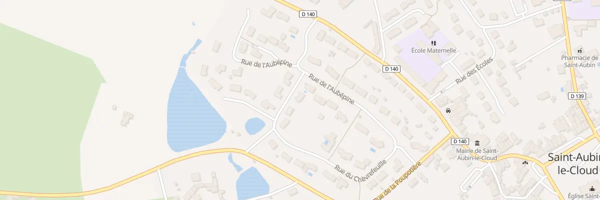 Plan du 6 Rue des Palisses à Saint-Aubin-le-Cloud