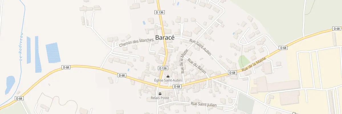 Plan du 6 Rue des Ecoles à Baracé
