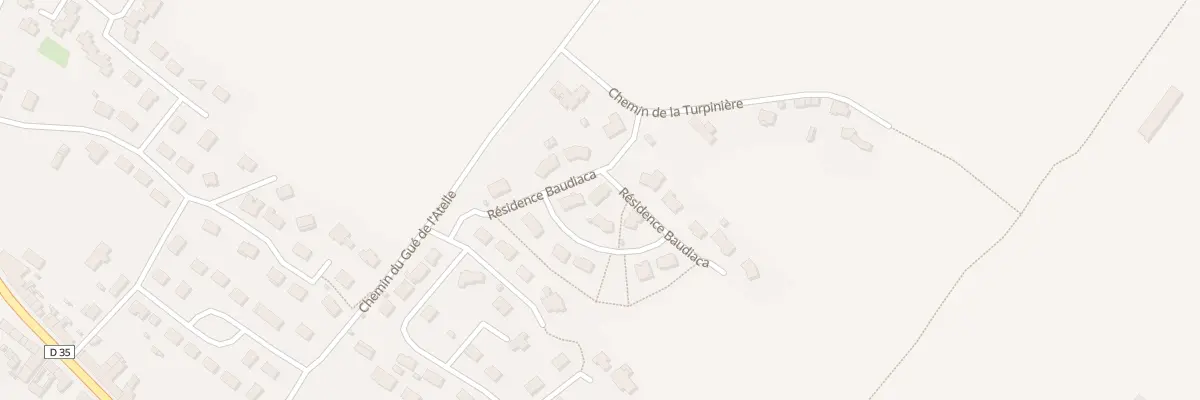Plan du 12 Res Baudiaca à Bais