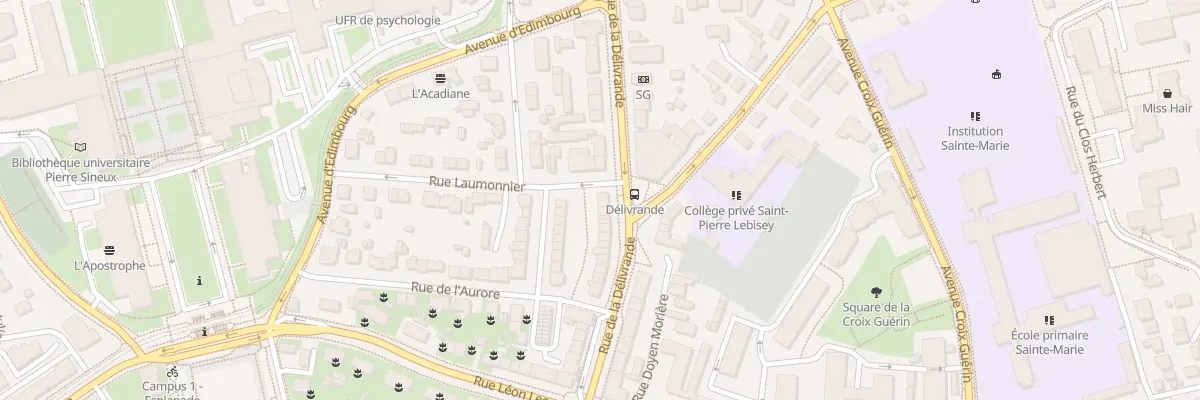 Plan du 31 Rue de la Délivrande à Caen