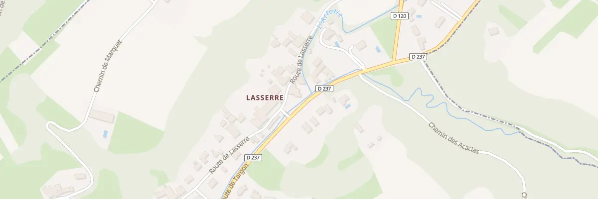 Plan du 40 Rte de Lasserre à Paillet