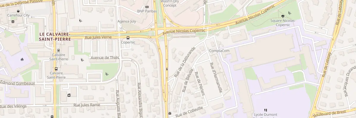 Plan du 131 Rue de la Délivrande à Caen