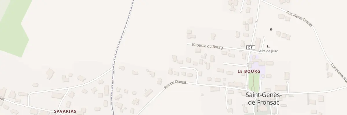 Plan du 6 Rue du Queuil à Saint-Genès-de-Fronsac