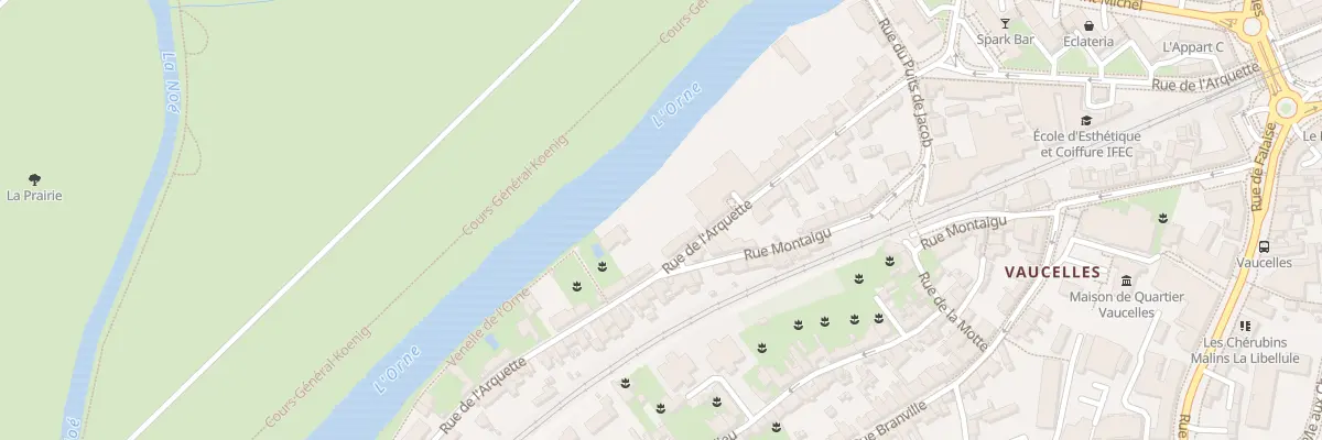 Plan du 60 Rue de l’Arquette à Caen