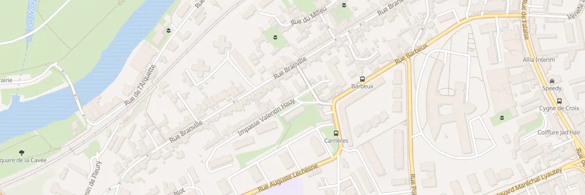 Plan du 73 Rue Branville à Caen