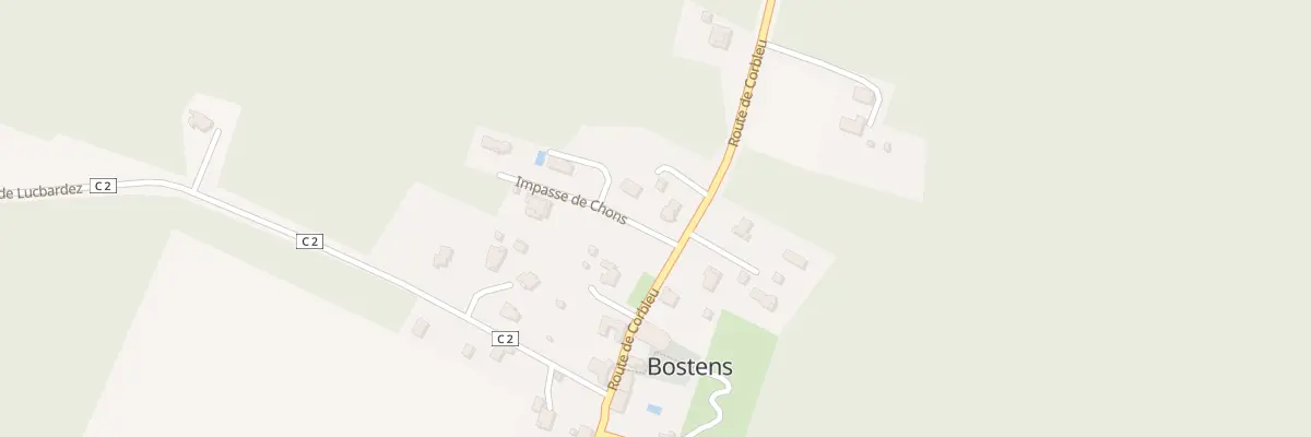 Plan du 300 Rte de Corbleu à Bostens