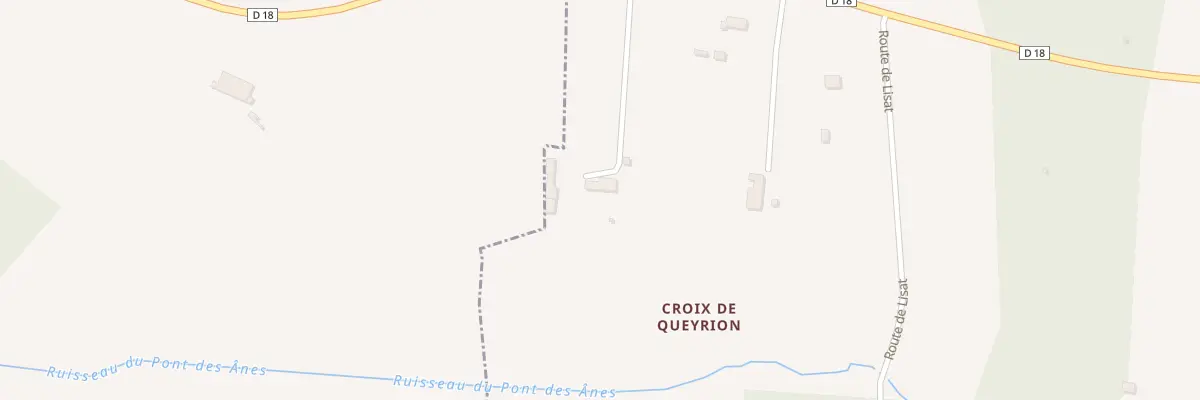 Plan du 1 Croix de Queyrion à Marcenais