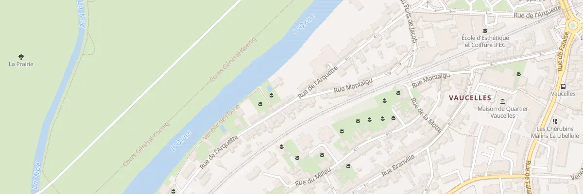Plan du 66 Rue de l’Arquette à Caen