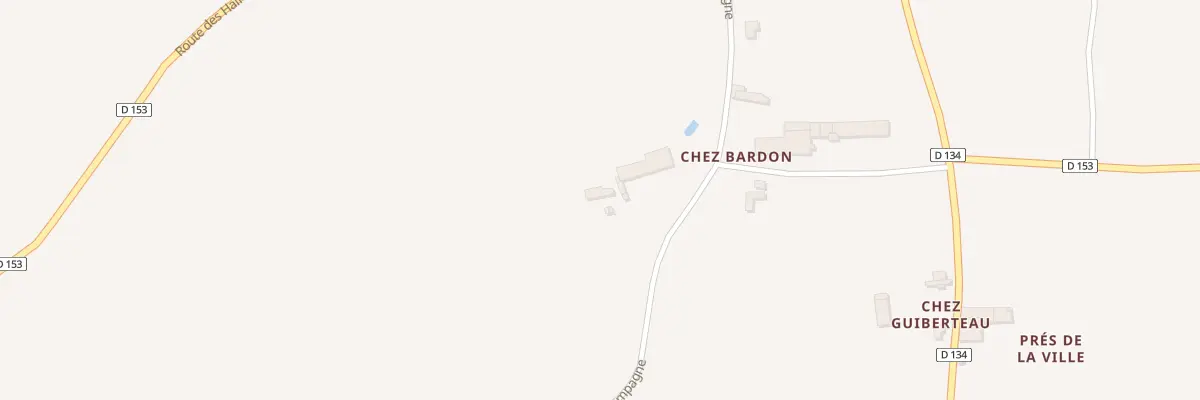 Plan du 7 Rte de la Champagne à Chaunac