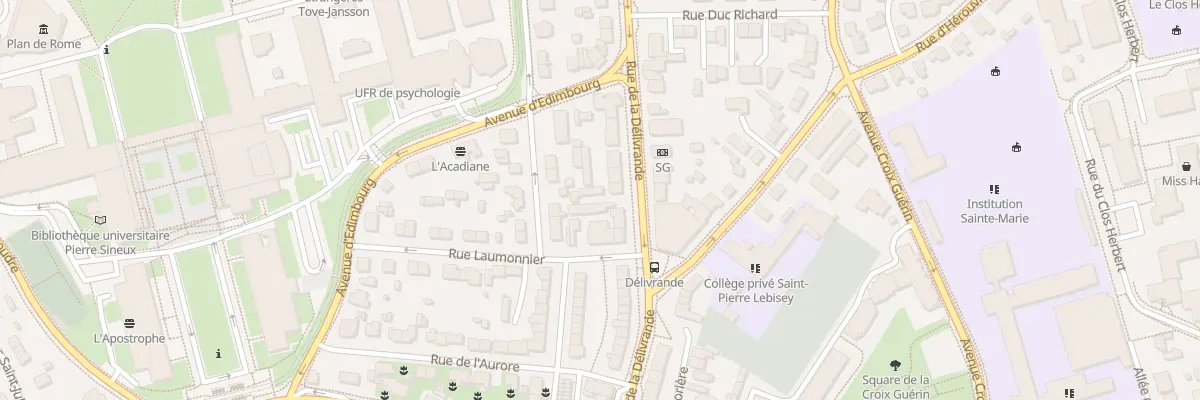 Plan du 37 Rue de la Délivrande à Caen