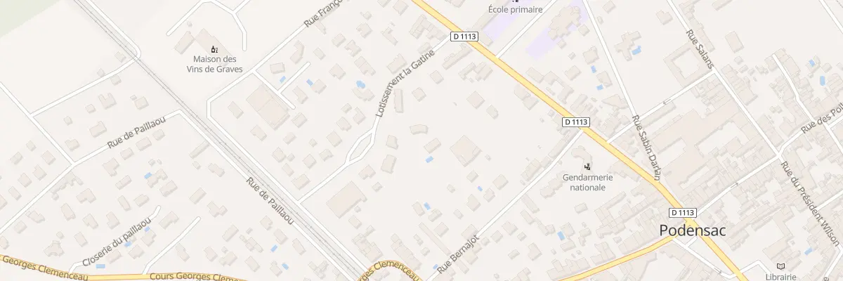Plan du 8T Lot la Gatine à Podensac
